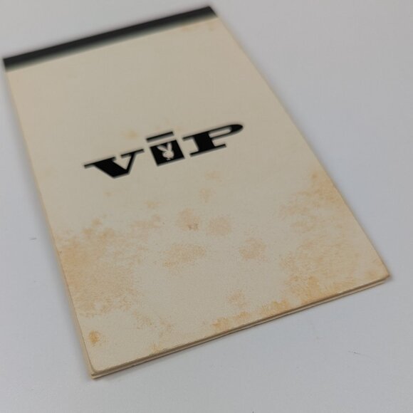 Vintage 1960s Playboy VIP Bunny Logo Blank Notepad Rare Find - Picture 2 of 5